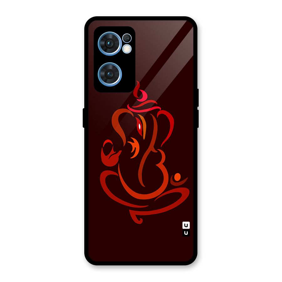 Jai Ganesha Glass Back Case for Oppo Reno7 5G