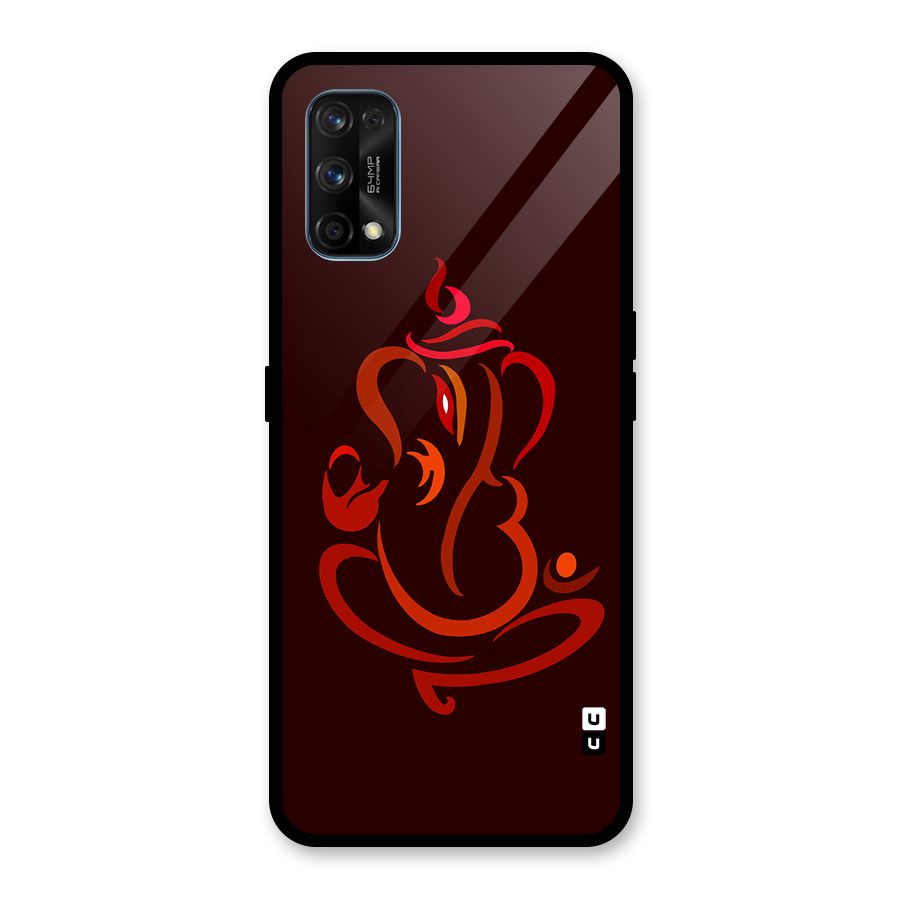 Jai Ganesha Glass Back Case for Realme 7 Pro