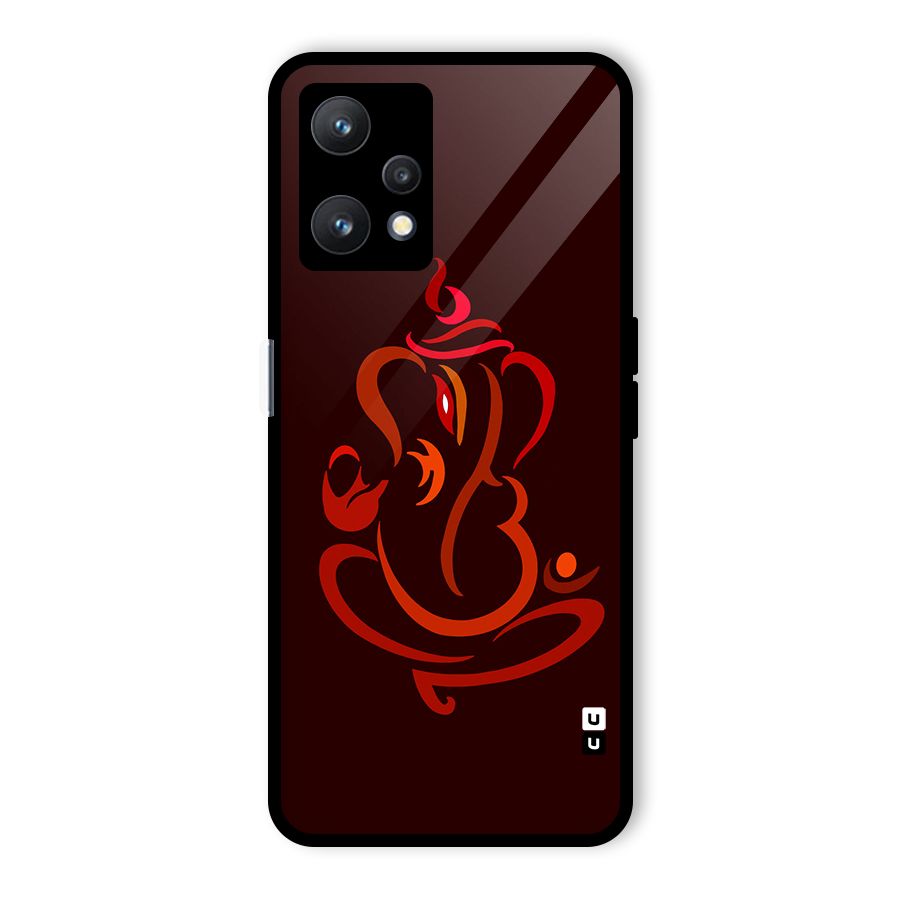 Jai Ganesha Glass Back Case for Realme 9 Pro 5G