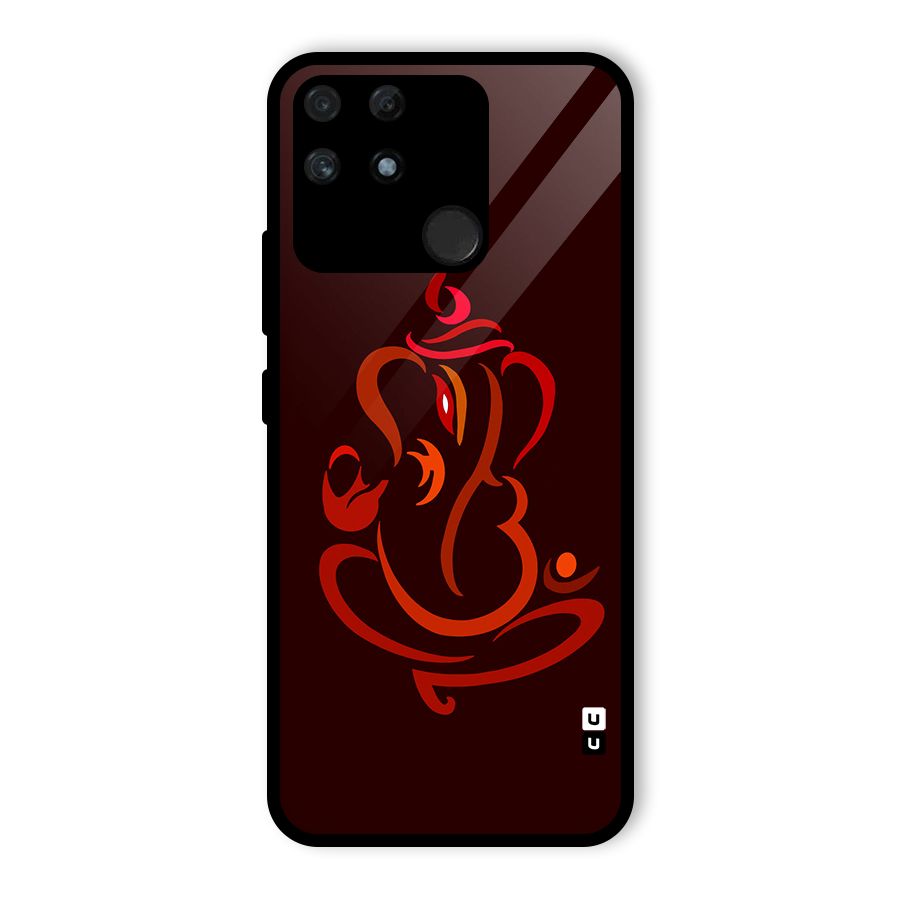 Jai Ganesha Glass Back Case for Realme Narzo 50A