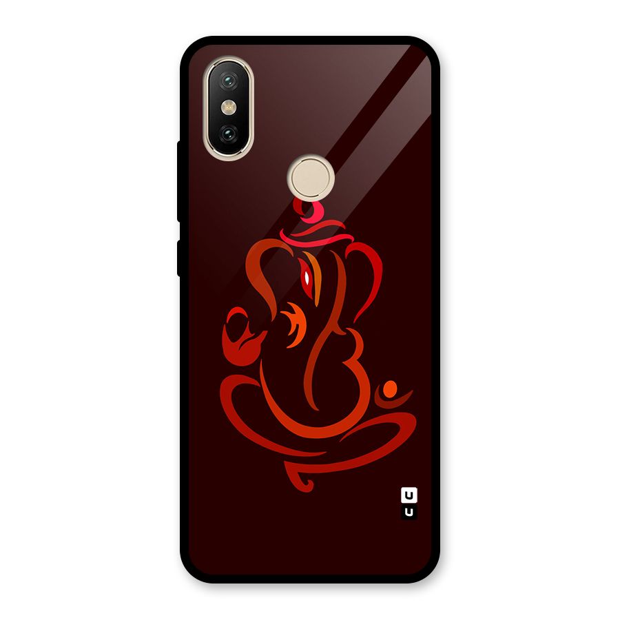 Jai Ganesha Glass Back Case for Redmi A2