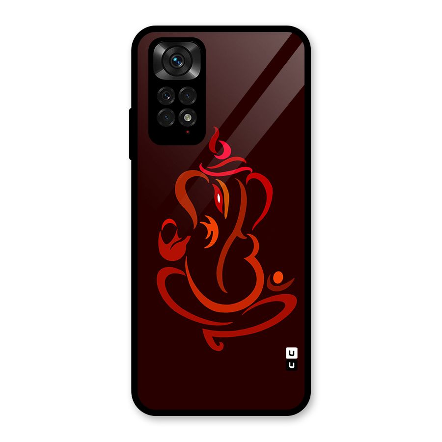 Jai Ganesha Glass Back Case for Redmi Note 11S