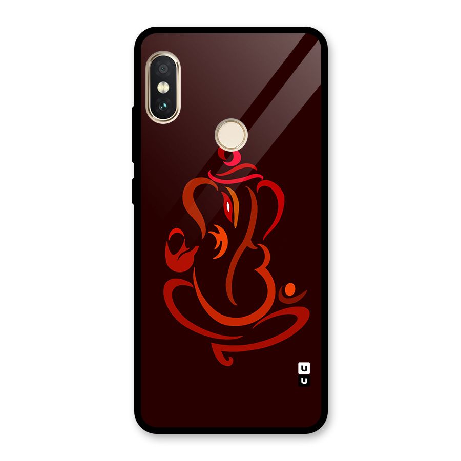 Jai Ganesha Glass Back Case for Redmi Note 5 Pro