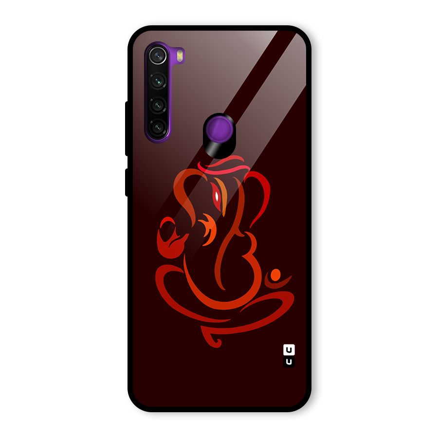Jai Ganesha Glass Back Case for Redmi Note 8