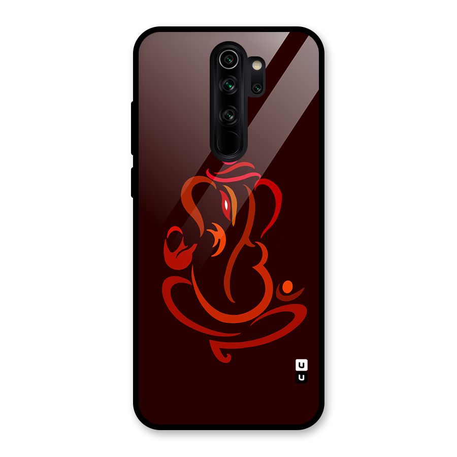 Jai Ganesha Glass Back Case for Redmi Note 8 Pro