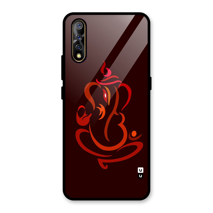 Jai Ganesha Glass Back Case for Vivo S1