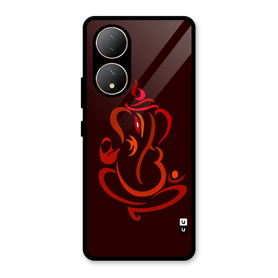 Jai Ganesha Glass Back Case for Vivo T2