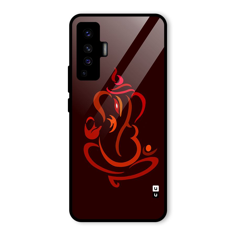 Jai Ganesha Glass Back Case for Vivo X50
