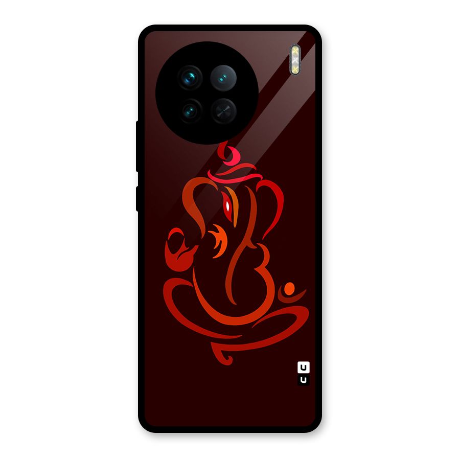 Jai Ganesha Glass Back Case for Vivo X90
