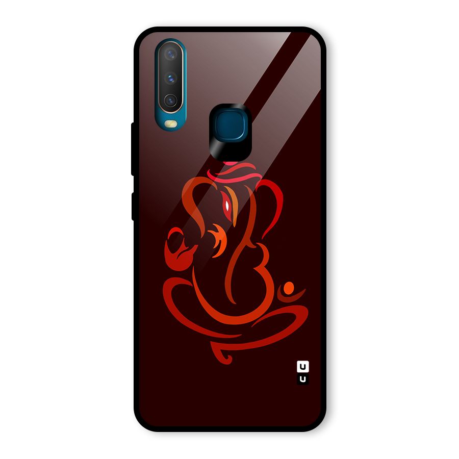 Jai Ganesha Glass Back Case for Vivo Y15