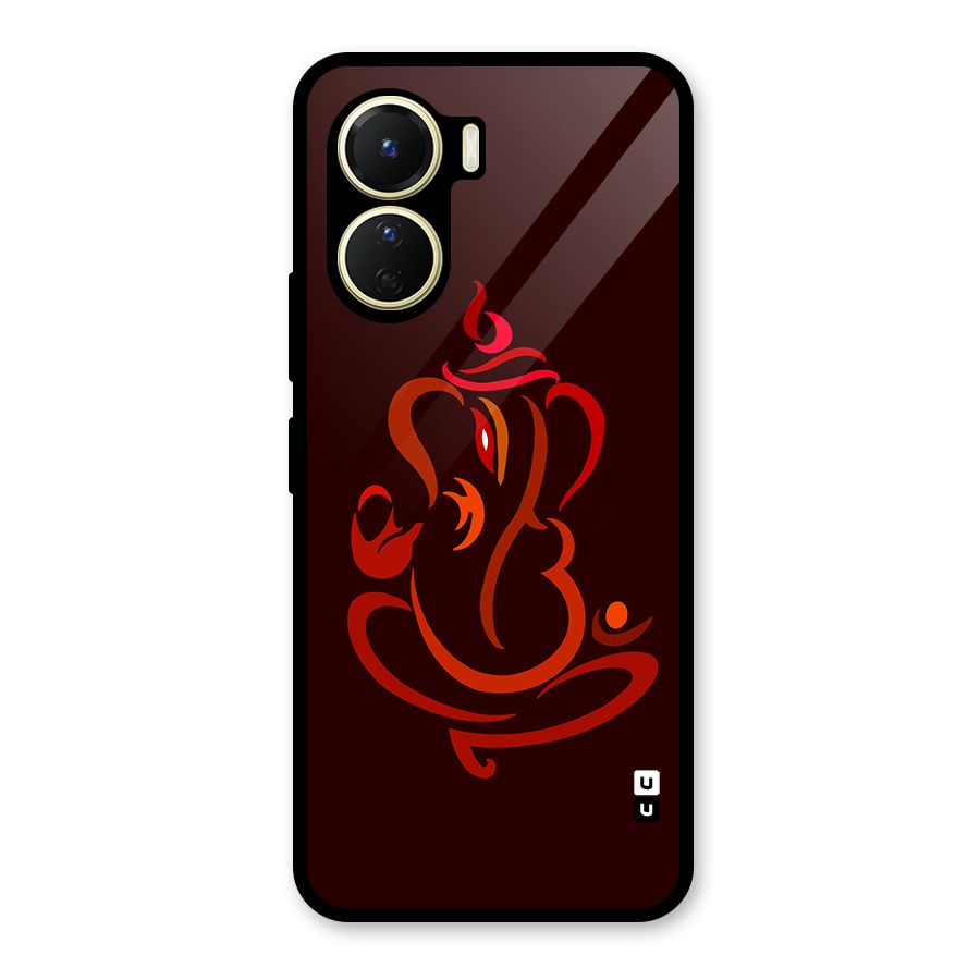 Jai Ganesha Glass Back Case for Vivo Y16