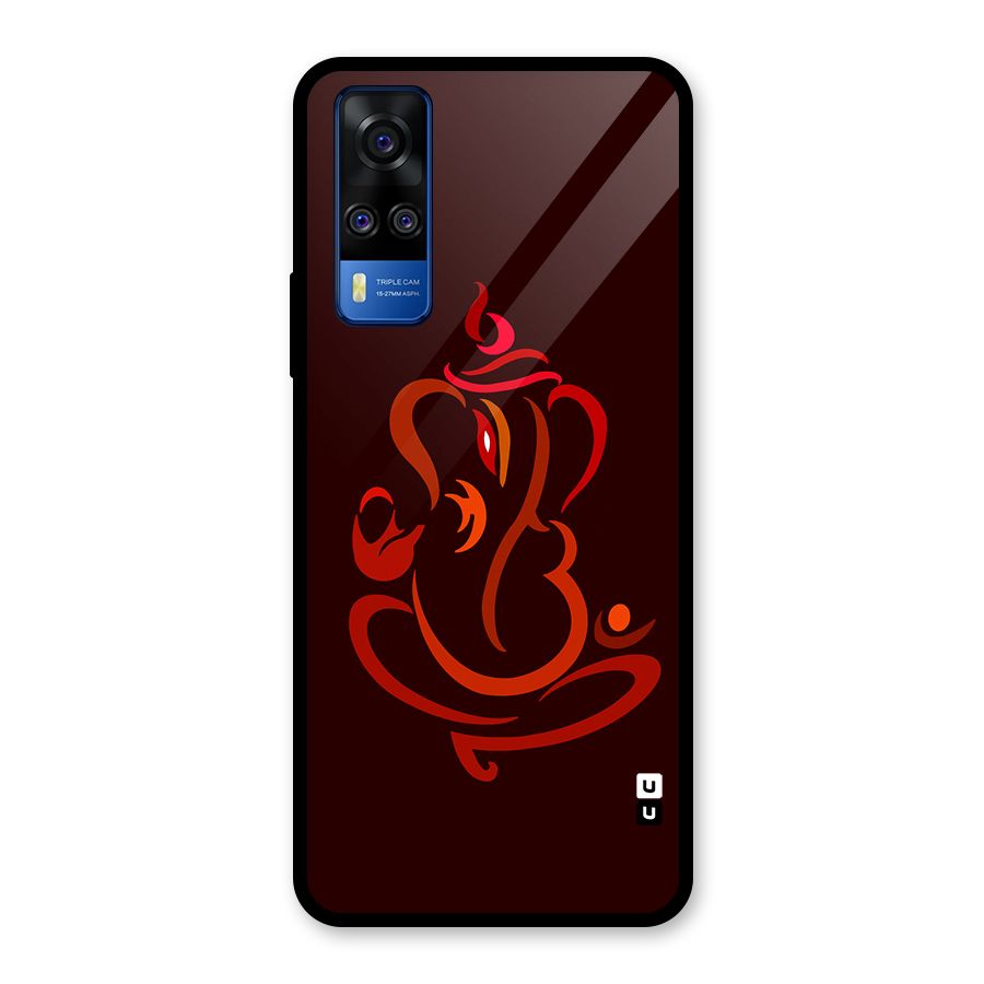 Jai Ganesha Glass Back Case for Vivo Y31