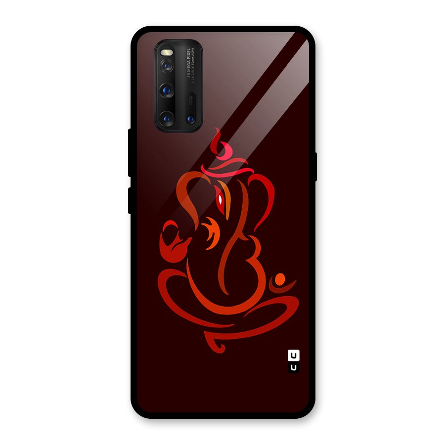 Jai Ganesha Glass Back Case for Vivo iQOO 3