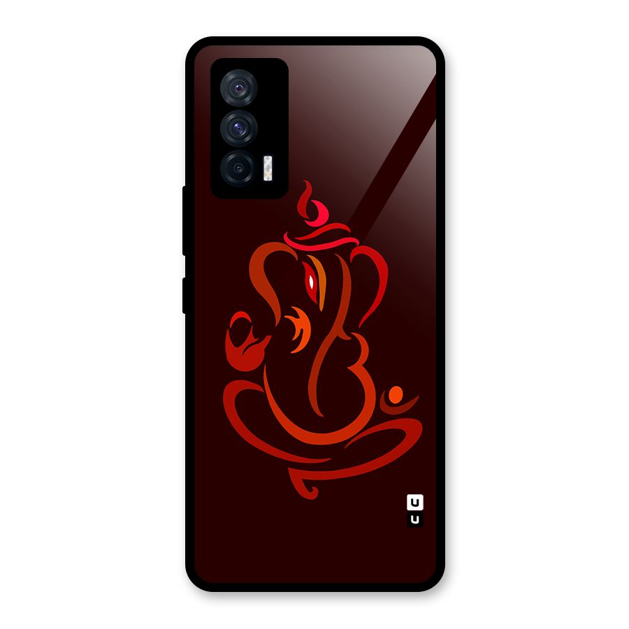Jai Ganesha Glass Back Case for Vivo iQOO 7 5G