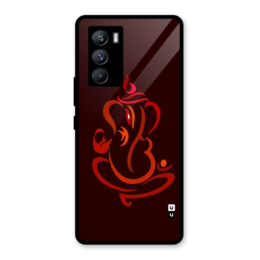 Jai Ganesha Glass Back Case for Vivo iQOO 9 SE