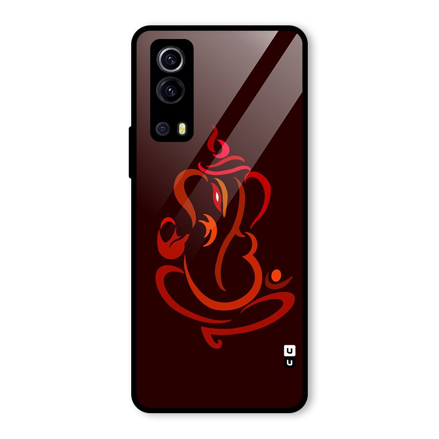Jai Ganesha Glass Back Case for Vivo iQOO Z3