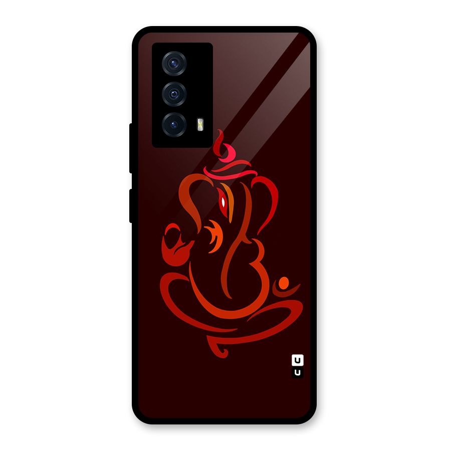 Jai Ganesha Glass Back Case for Vivo iQOO Z5