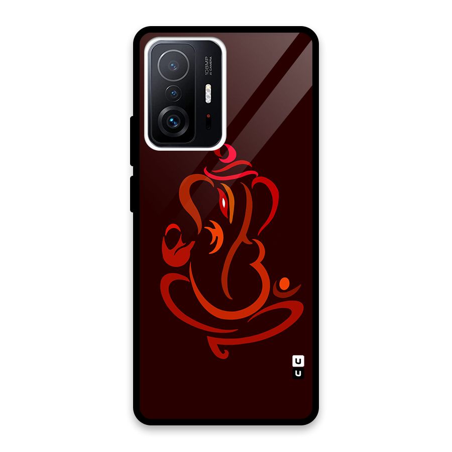 Jai Ganesha Glass Back Case for Xiaomi 11T Pro