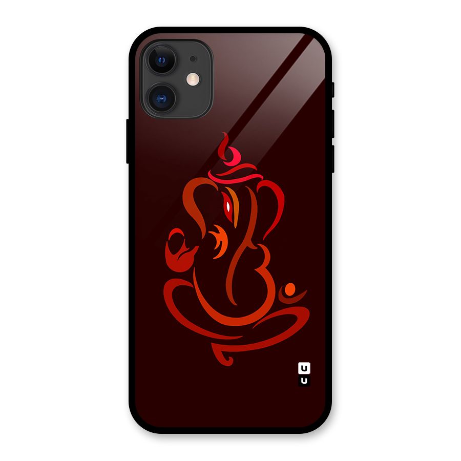 Jai Ganesha Glass Back Case for iPhone 11