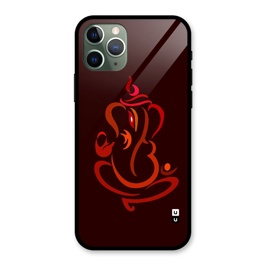 Jai Ganesha Glass Back Case for iPhone 11 Pro