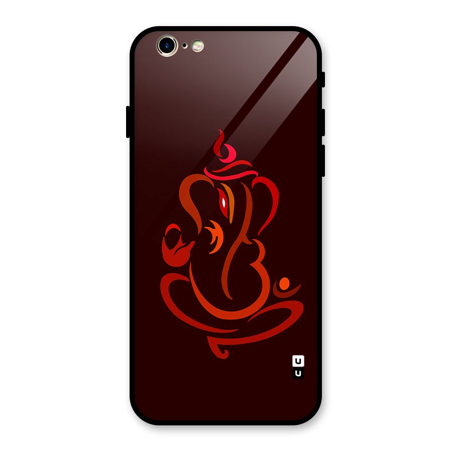 Jai Ganesha Glass Back Case for iPhone 6 6S