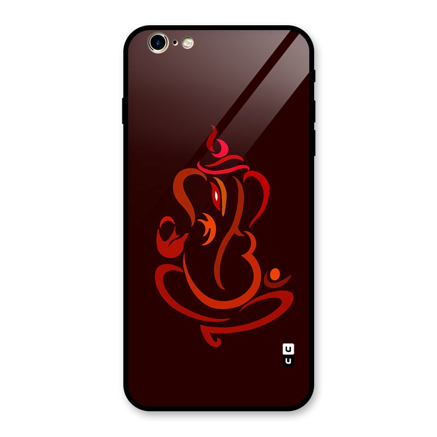 Jai Ganesha Glass Back Case for iPhone 6 Plus 6S Plus