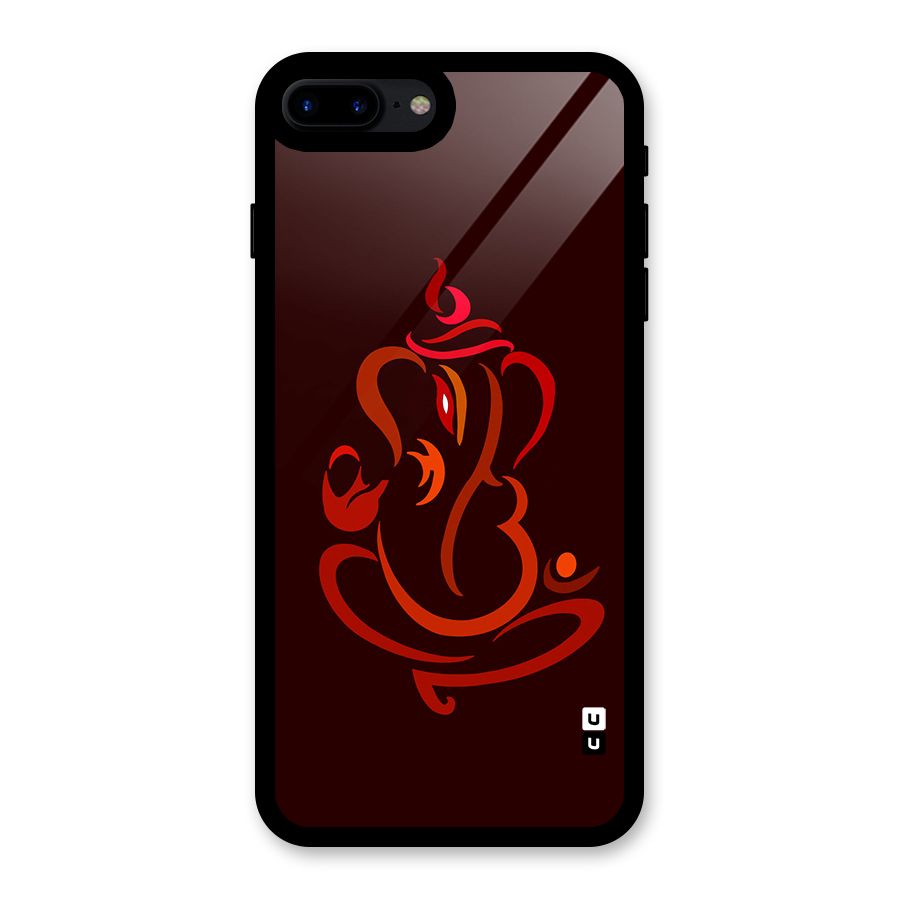 Jai Ganesha Glass Back Case for iPhone 8 Plus