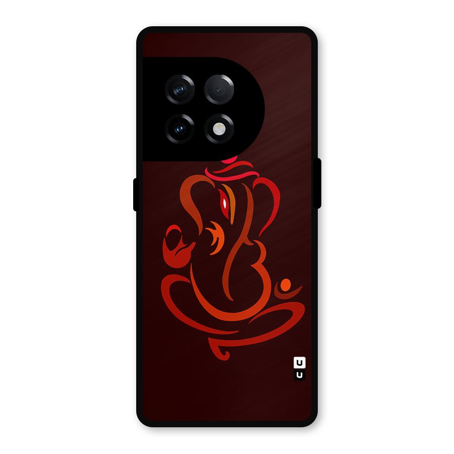 Jai Ganesha Metal Back Case for OnePlus 11R