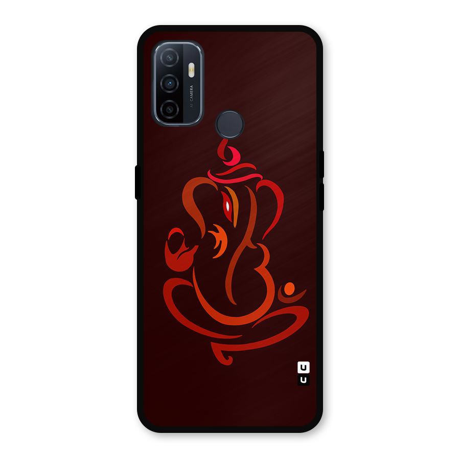 Jai Ganesha Metal Back Case for Oppo A53