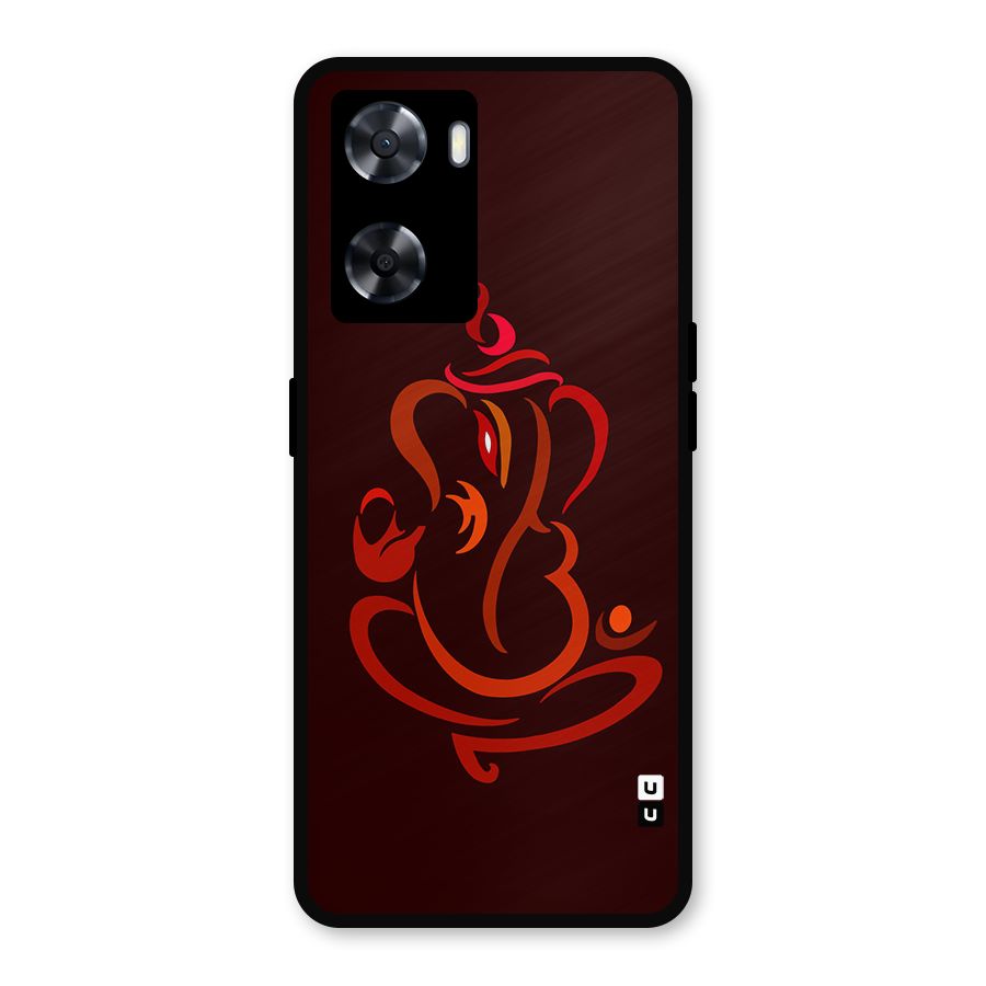 Jai Ganesha Metal Back Case for Oppo A77