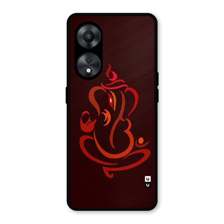 Jai Ganesha Metal Back Case for Oppo A78