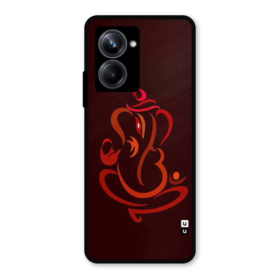 Jai Ganesha Metal Back Case for Realme 10 Pro
