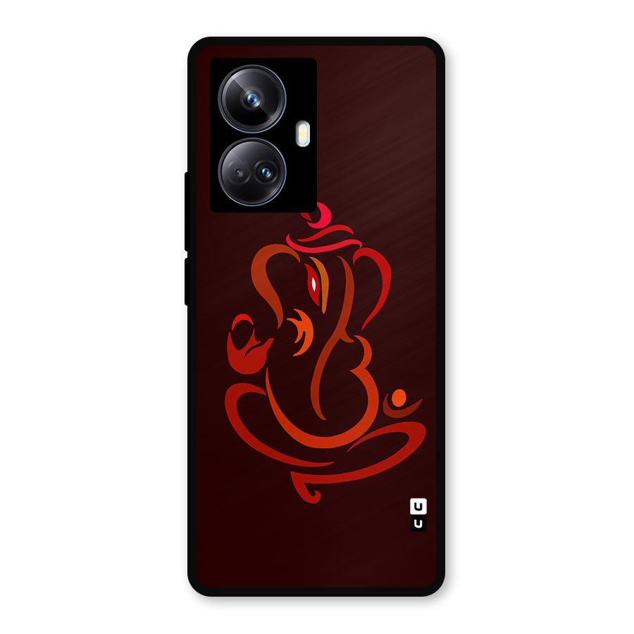 Jai Ganesha Metal Back Case for Realme 10 Pro Plus