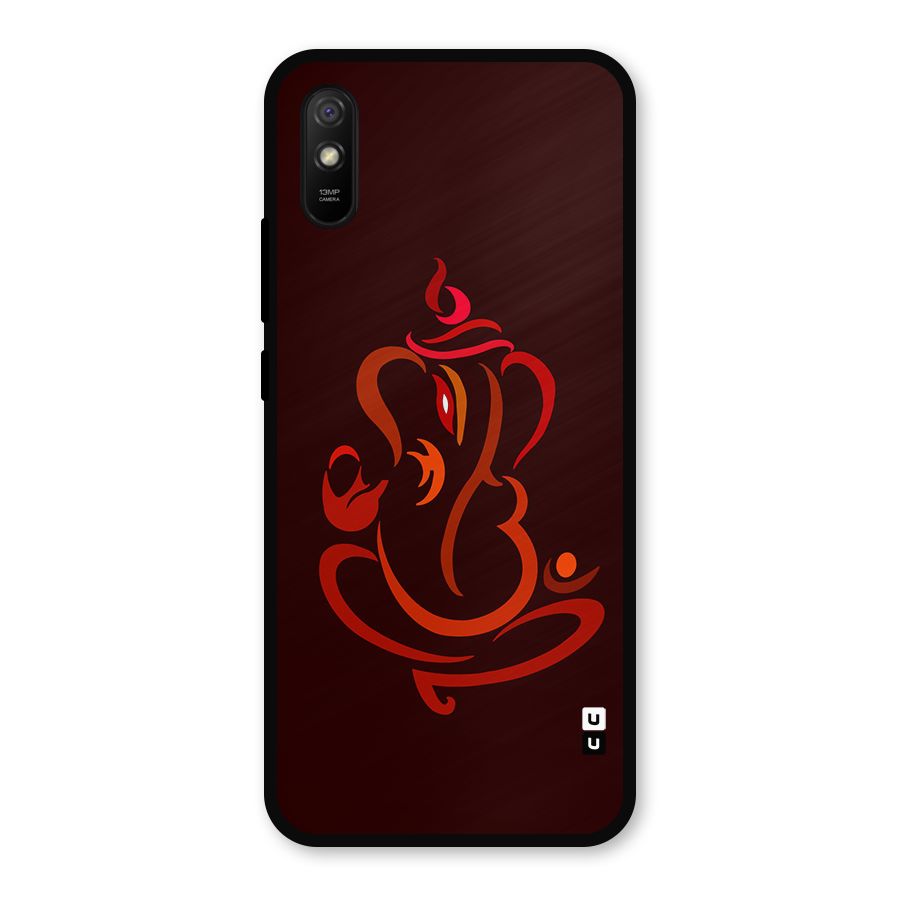 Jai Ganesha Metal Back Case for Redmi 9a