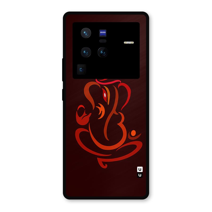 Jai Ganesha Metal Back Case for Vivo X80 Pro