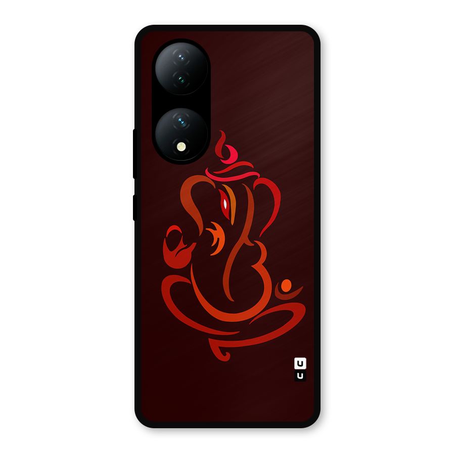 Jai Ganesha Metal Back Case for Vivo Y100a