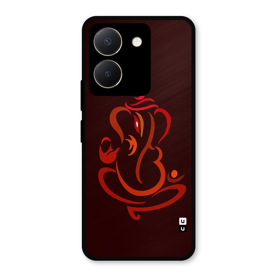 Jai Ganesha Metal Back Case for Vivo Y36