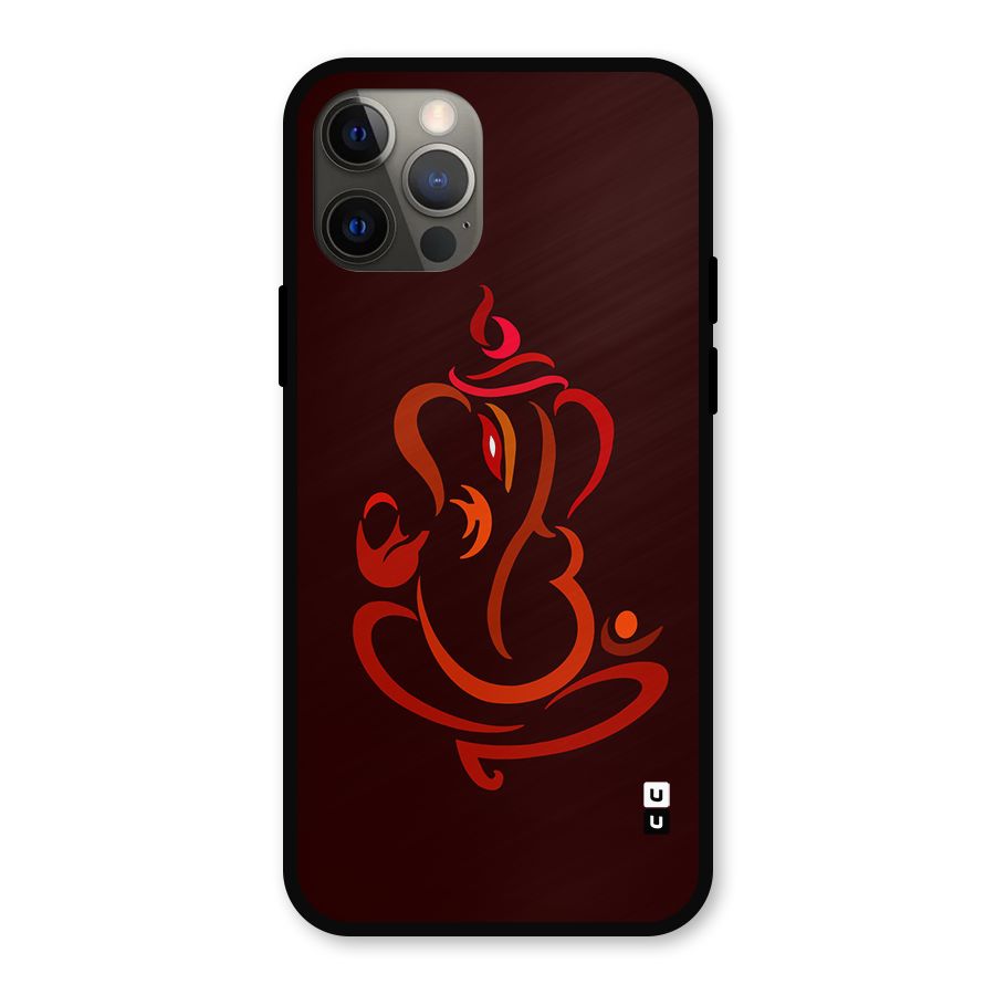 Jai Ganesha Metal Back Case for iPhone 12 Pro