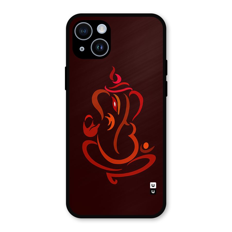Jai Ganesha Metal Back Case for iPhone 14