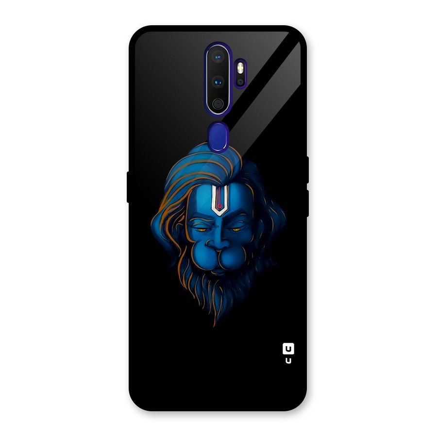 Jai Hanuman Glass Back Case for Oppo A9 (2020)