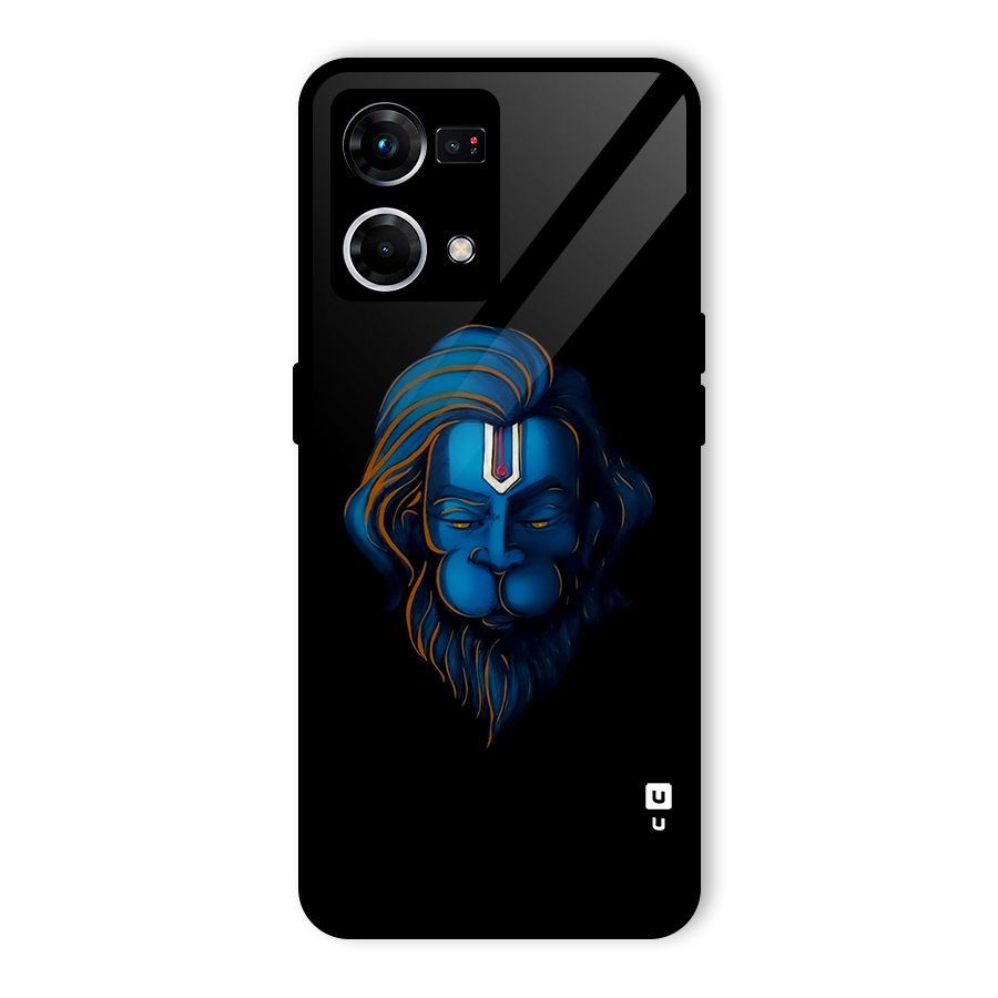 Jai Hanuman Glass Back Case for Oppo F21 Pro 4G