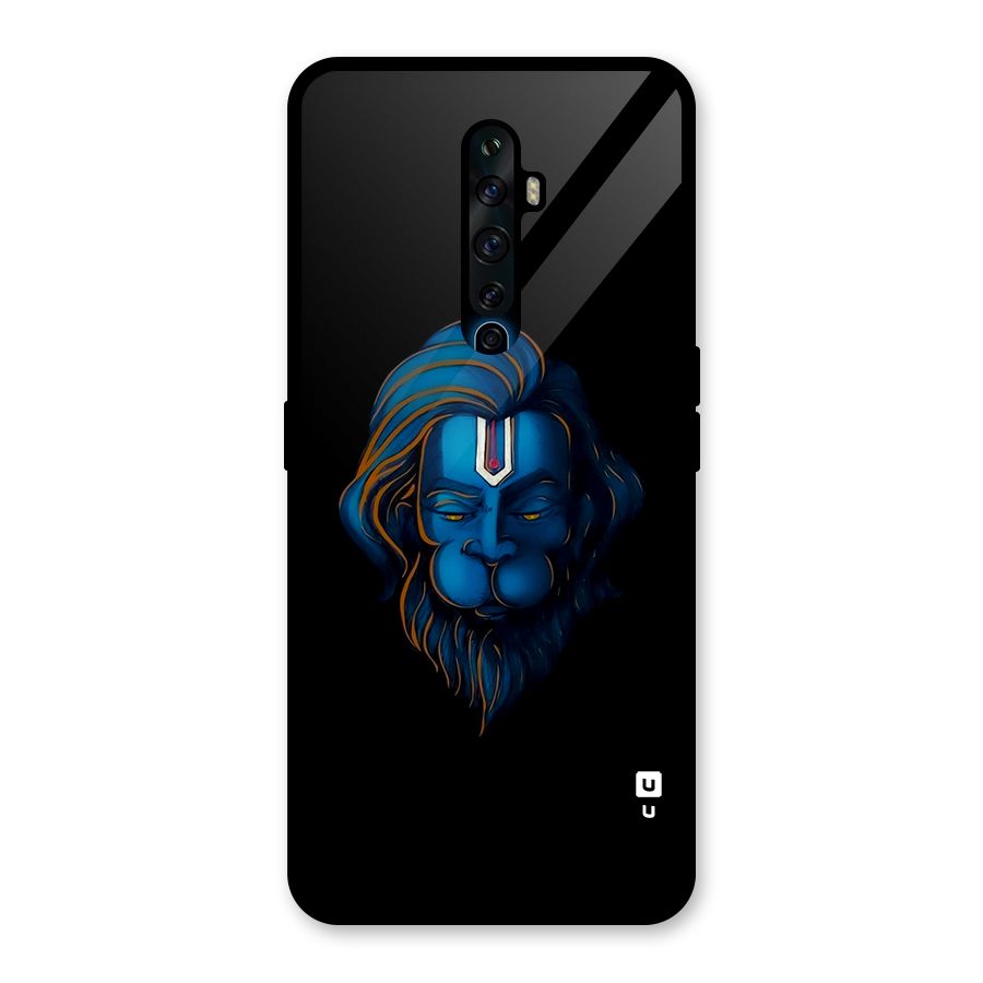 Jai Hanuman Glass Back Case for Oppo Reno2 F