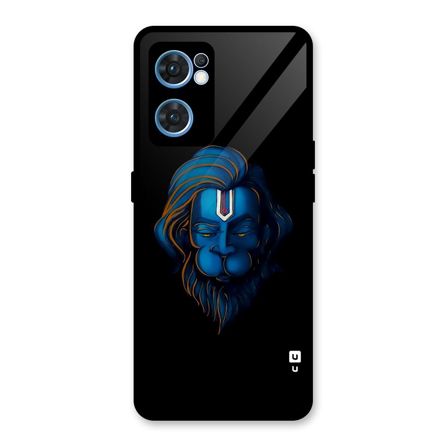 Jai Hanuman Glass Back Case for Oppo Reno7 5G