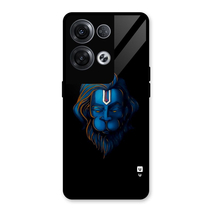Jai Hanuman Glass Back Case for Oppo Reno8 Pro 5G