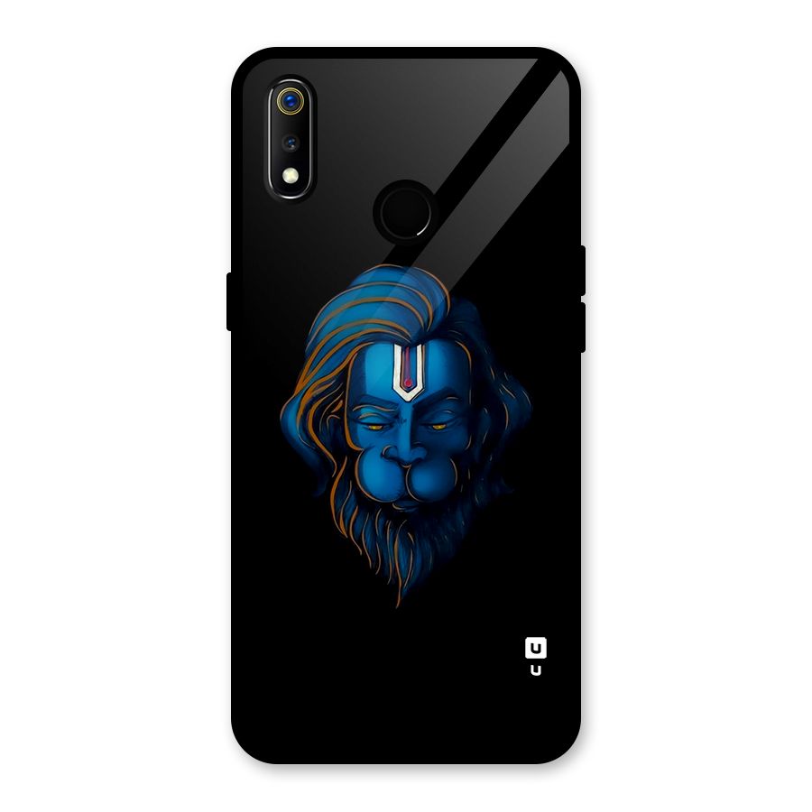 Jai Hanuman Glass Back Case for Realme 3i
