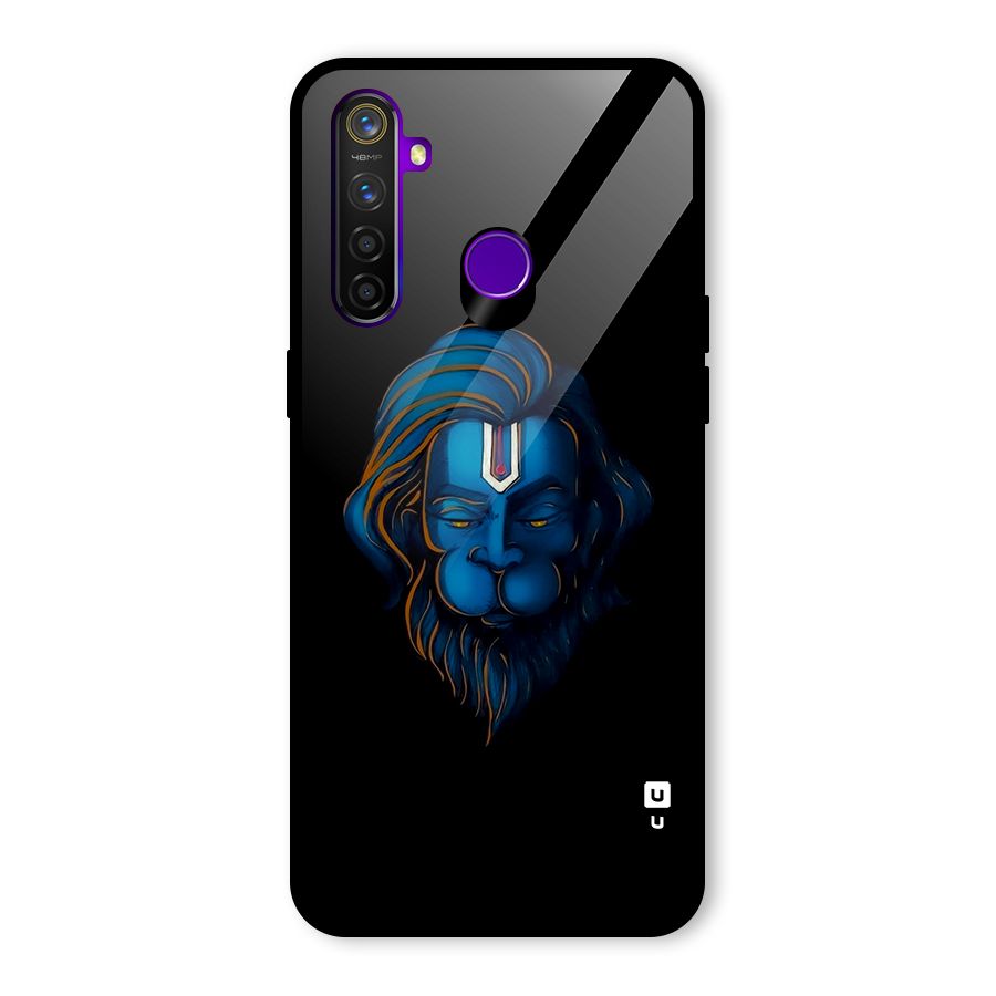 Jai Hanuman Glass Back Case for Realme 5 Pro