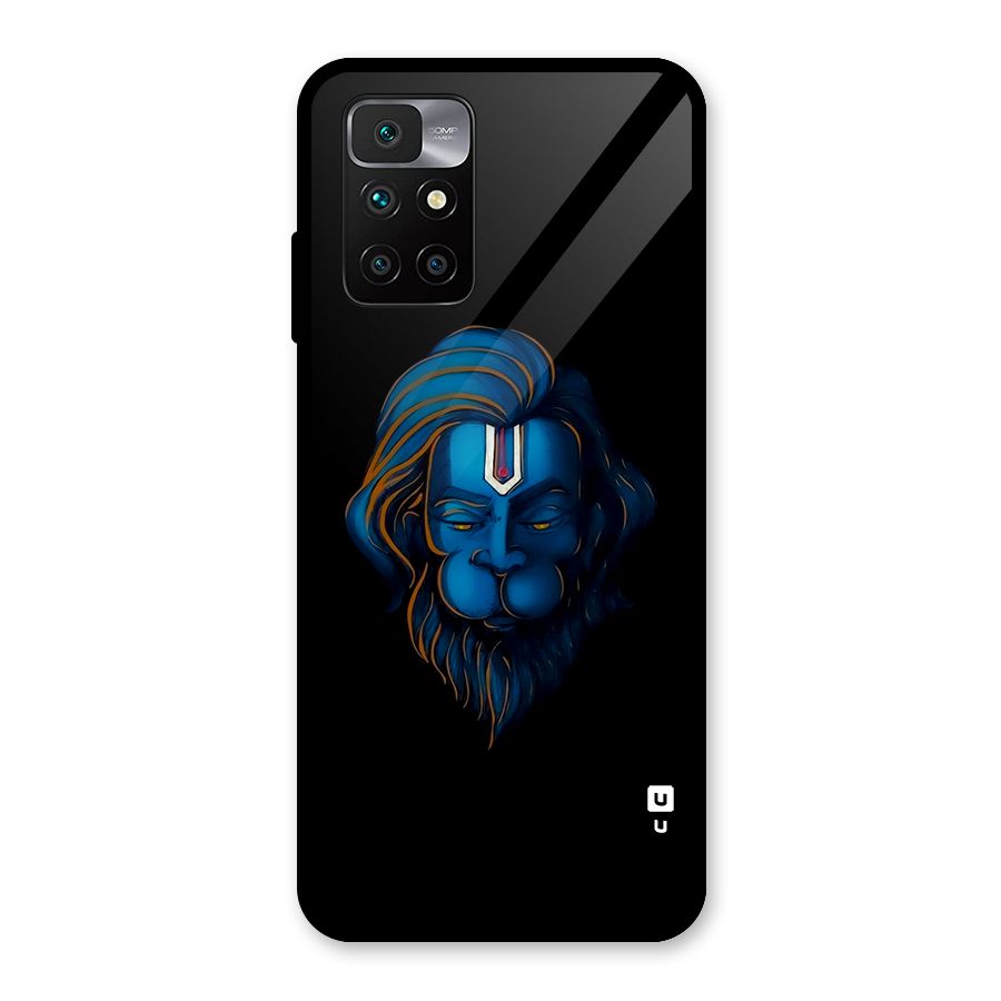 Jai Hanuman Glass Back Case for Redmi 10 Prime
