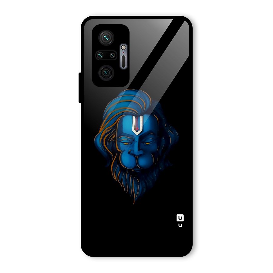 Jai Hanuman Glass Back Case for Redmi Note 10 Pro