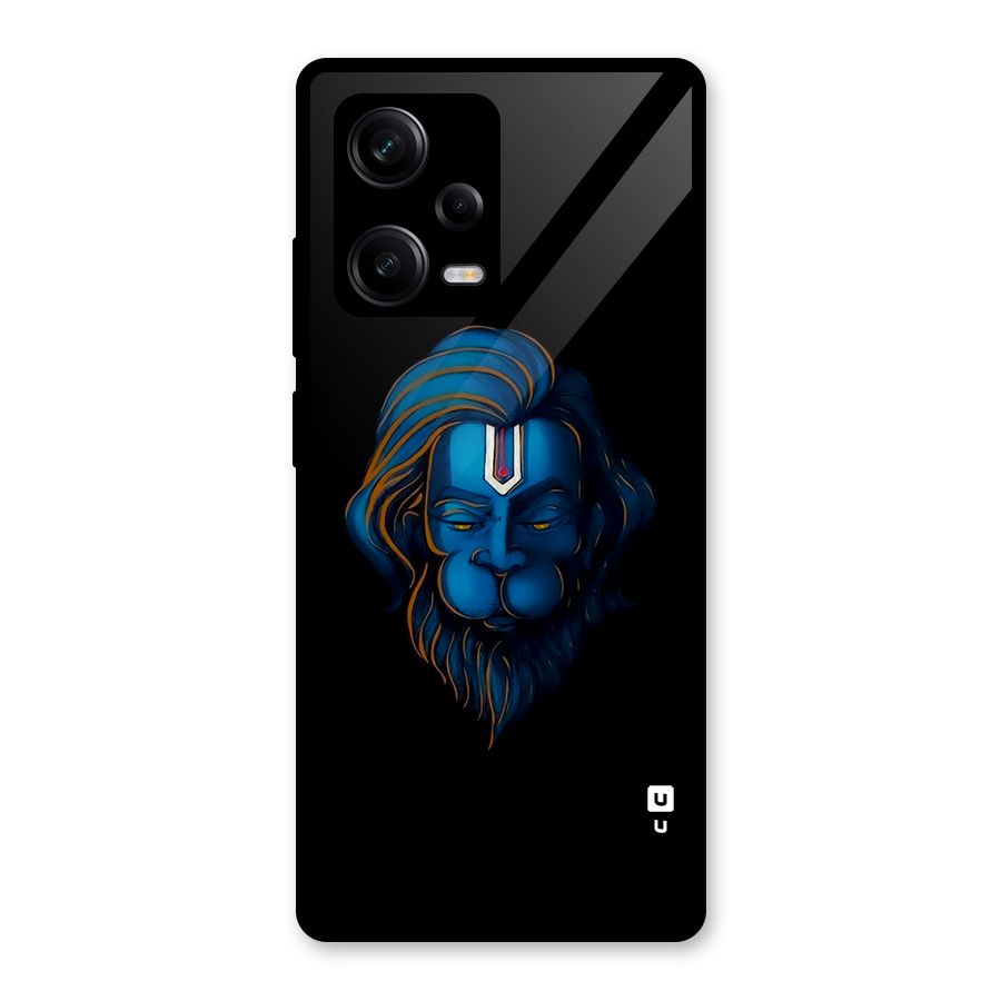 Jai Hanuman Glass Back Case for Redmi Note 12 Pro