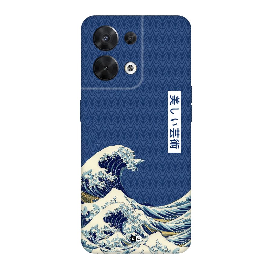 Japanese Art Back Case for Oppo Reno8 5G